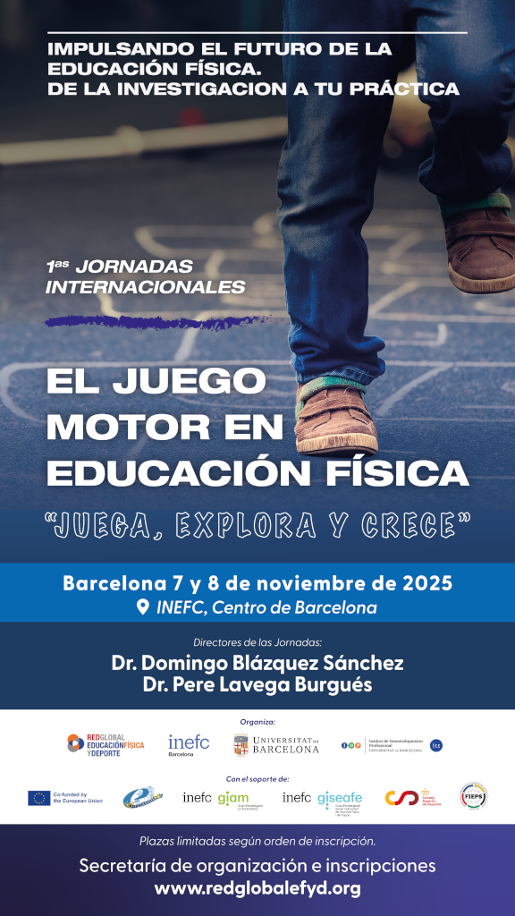 Inscripción a la Jornada EL JUEGO MOTOR EN EDUCACIÓN FÍSICA. JUEGA, EXPLORA Y CRECE
